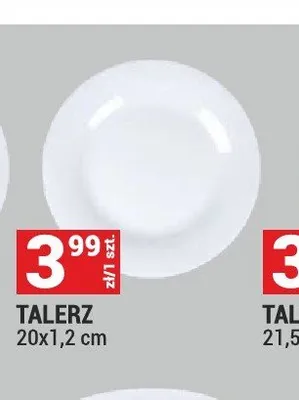 Talerz 20x1,2 cm promocja w Merkury Market