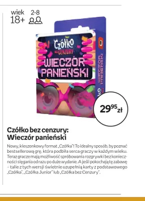 Gra Czółko bez cenzury: Wieczór panieński promocja w Empik