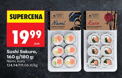 Sushi Sakura Kuro promocja w Biedronka
