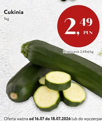 Cukinia promocja w Market Point