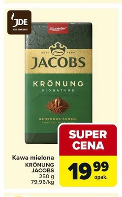 Kawa mielona Jacobs Krönung promocja w Carrefour