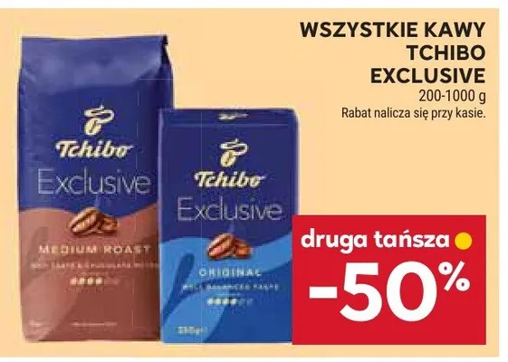 Kawa tchibo exclusive promocja w Stokrotka