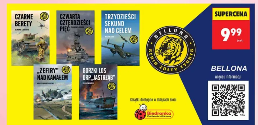 Książka Zefiry nad kanałem promocja w Biedronka