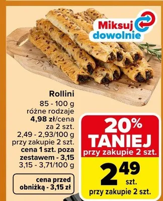 Rollini promocja w Carrefour Market