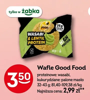 Wafle Good Food proteinowe wasabi promocja w Żabka