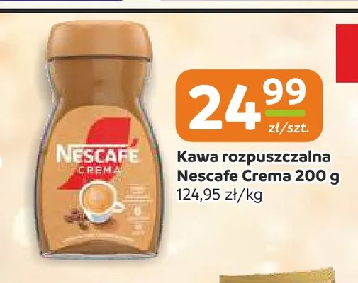 Kawa rozpuszczalna Nescafe Crema promocja w Gama