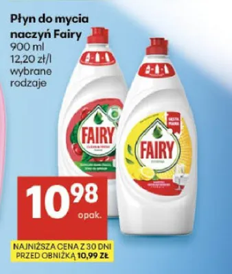 Płyn do mycia naczyń Fairy Lemon promocja w Delikatesy Centrum