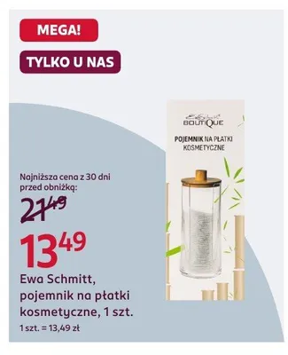 Pojemnik na płatki kosmetyczne promocja w Rossmann