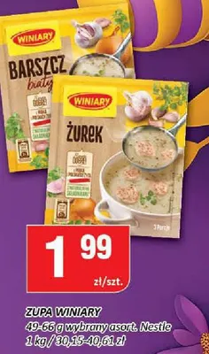 Zupa Winiary - różne rodzaje promocja w Chorten