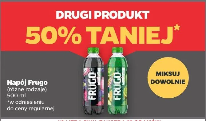 Napój Frugo promocja w Netto