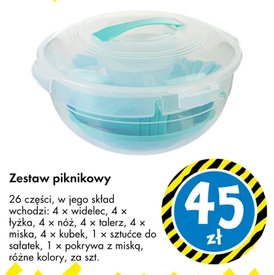 Zestaw piknikowy TEDi promocja w Tedi