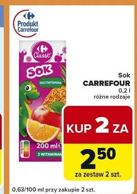 Sok CARREFOUR promocja w Carrefour Express