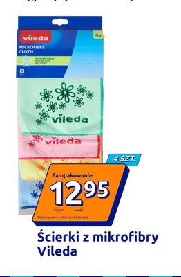 Ścierki z mikrofibry Vileda promocja w Action