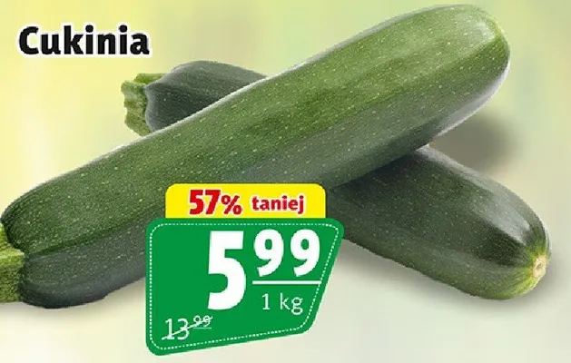 Cukinia promocja w Prim Market