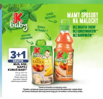 Napój Kubuś Baby promocja w Stokrotka