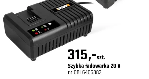 Szybka ładowarka 20 V promocja w OBI