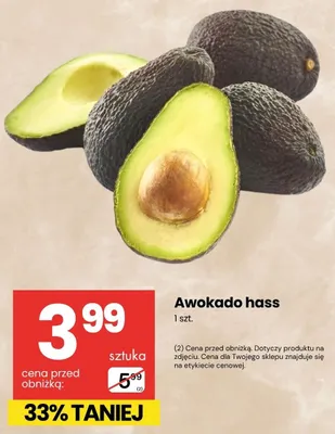 Awokado Hass promocja w Delikatesy Centrum
