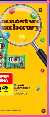 Drażetki M & M's Minis promocja w Carrefour