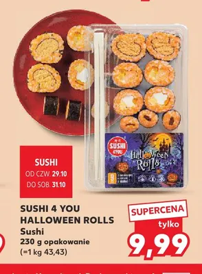Sushi Halloween Rolls Sushi 4 You promocja w Kaufland