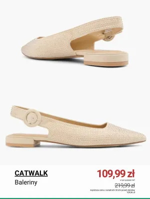 Baleriny CATWALK promocja w Deichmann
