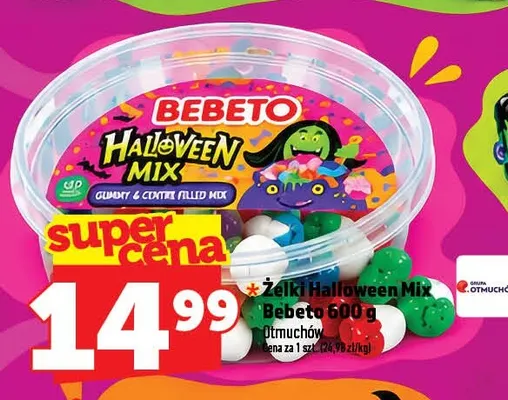 Żelki Halloween Mix Bebeto promocja w TOPAZ