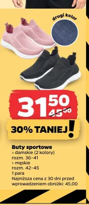 Buty sportowe promocja w Netto