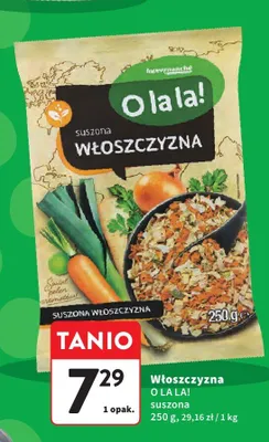 Włoszczyzna suszona promocja w Intermarche