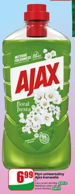 Płyn uniwersalny Ajax konwalie promocja w Dino