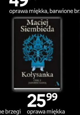 Książka Kołysanka Maciej Siembieda promocja w Empik
