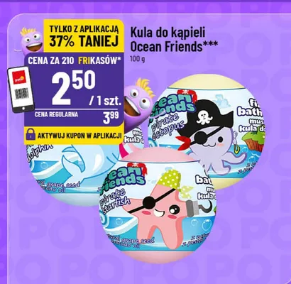 Kula do kąpieli Ocean Friends promocja w POLOmarket