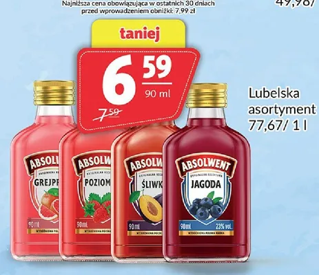 Likier Absolwent Grejpfrut promocja w Prim Market