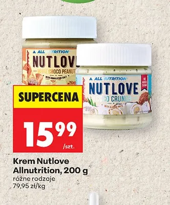 Krem Nutlove Coco Crunch Allnutrition promocja w Biedronka