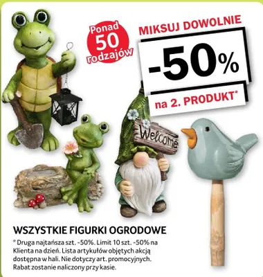 Figurki ogrodowe - wszystkie rodzaje promocja w Selgros