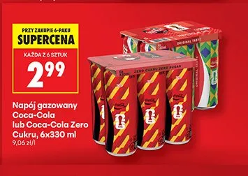 Napój gazowany Coca-Cola Zero Cukru 6-pak promocja w Biedronka