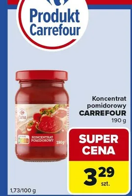 Koncentrat pomidorowy promocja w Carrefour Express