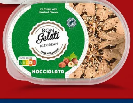 Lody Bon Gelati Nocciolata z nadzieniem promocja w Lidl