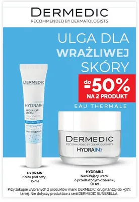 Krem pod oczy DERMEDIC HYDRAIN promocja w Ziko Dermo