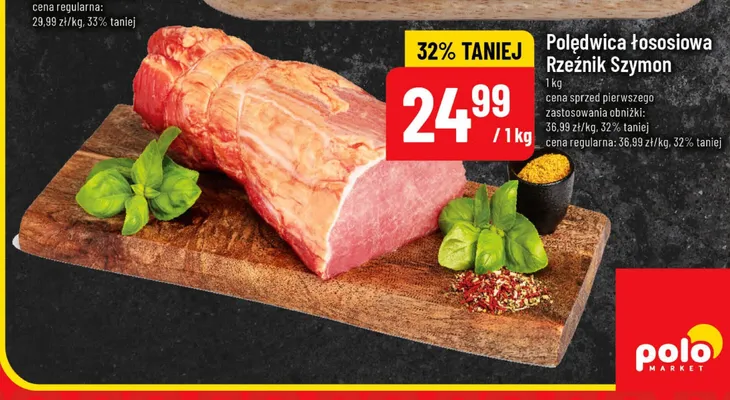 Polędwica łososiowa Rzeźnik Szymon promocja w POLOmarket