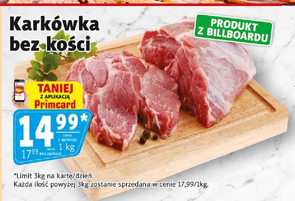 Karkówka bez kości promocja w Prim Market