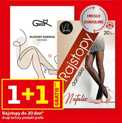 Rajstopy do 20 den promocja w Auchan