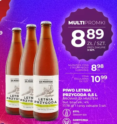 Piwo Letnia Przygoda Browar Za Miastem promocja w Duży Ben