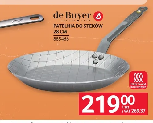 Patelnia do steków 28 cm de Buyer promocja w Selgros