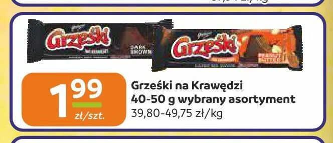 Wafelki Grześki na Krawędzi Peanut Butter promocja w Gama