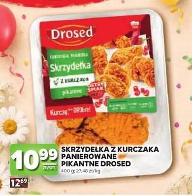 Skrzydełka z kurczaka panierowane pikantne Drosed promocja w Stokrotka