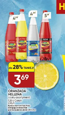 Oranżada zero Hellena promocja w Chata Polska