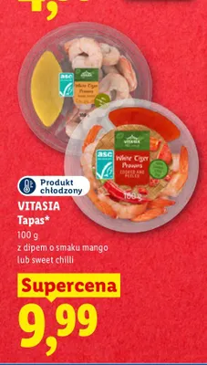 Tapas z dipem o smaku mango Vitasia promocja w Lidl