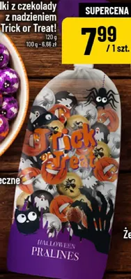 Kulki z czekolady z nadzieniem Trick or Treat! promocja w POLOmarket