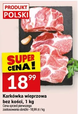 Karkówka wieprzowa bez kości polska promocja w Twój Market
