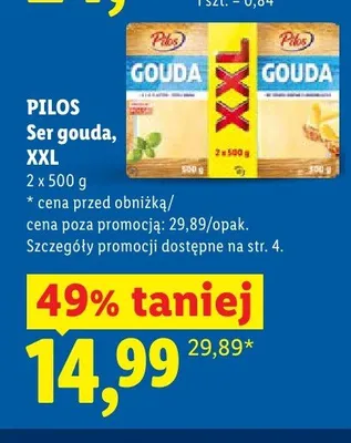 Ser gouda, XXL promocja w Lidl