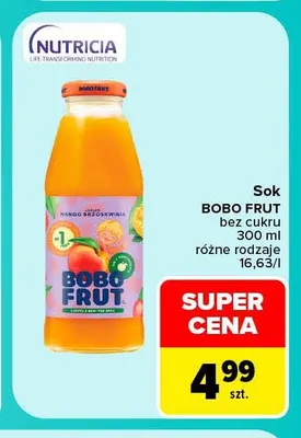 Sok Bobo Frut promocja w Carrefour